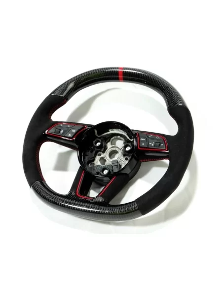  - Steering Wheels - 奥迪 RS4 RS5 RS3 S3 S4 S5 A5 A4 碳阿尔坎塔拉方向盘 - 2 - 从 Tuneverse 购买奥迪 RS4 RS5 RS3 S3 S4 S5 A5 A4 方向盘 Carbon Alcant