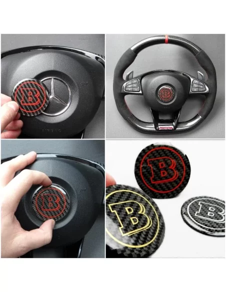  - Steering Wheels - Карбоновий значок на кермо Mercedes-Benz - 37 - Купуйте стильний карбоновий ковпачок на кермо Mercedes-Benz