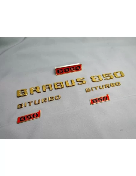  - logo & Emblems - Mercedes-Benz G-Wagen Goldene Embleme Abzeichen 24 Karat Gold - 3 - Veredeln Sie den Stil Ihres G-Wagens mit