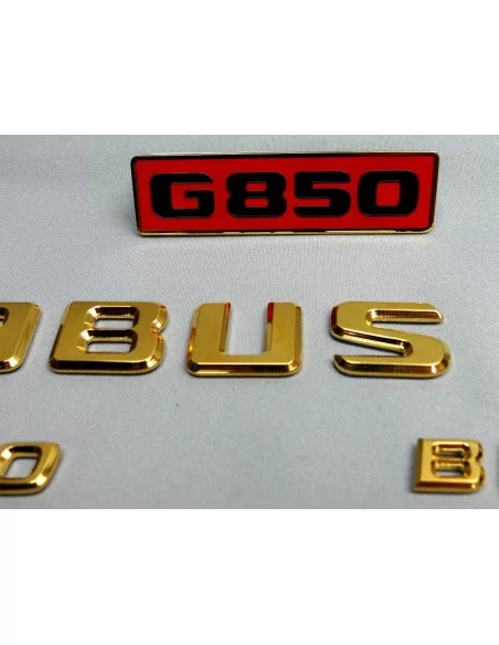  - Logos & Emblems - Mercedes-Benz G-Wagon Golden Emblems Badge 24 Carat Gold - 5 - Elevate your G-Wagon's style with luxurious 