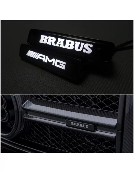  - logo & Emblems - Mercedes-Benz G-Class W463 przedni grill z podświetlanym logo LED - 1 - Kup oszałamiający przedni grill LED 