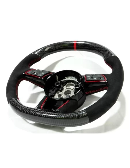  - Steering Wheels - 奥迪 RS4 RS5 RS3 S3 S4 S5 A5 A4 碳阿尔坎塔拉方向盘 - 3 - 从 Tuneverse 购买奥迪 RS4 RS5 RS3 S3 S4 S5 A5 A4 方向盘 Carbon Alcant