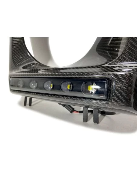  - Mercedes-Benz - Carbon fiber front headlight covers with LEDs Set for Mercedes-Benz W463 G-Wagon - 5 - Upgrade your Mercedes-