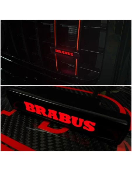  - logo & Emblems - Brabus LED Kühlergrill rote Plakette Emblem Logo für Mercedes-Benz W463A W464 G-Klasse - 1 - Kaufen Sie den 