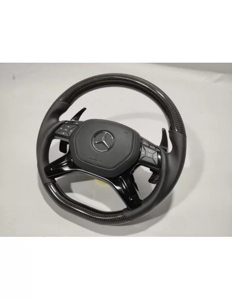  - Steering Wheels - 梅赛德斯-奔驰 ML W166 GL GLS GLE W292 G W463 W212 E 碳皮方向盘 - 3 - 为您的梅赛德斯-奔驰升级这款优质碳纤维真皮方向盘，专为 ML、GL、GLS、GLE、G W463 