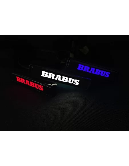  - logo & Emblems - Brabus LED Kühlergrill rote Plakette Emblem Logo für Mercedes-Benz W463A W464 G-Klasse - 4 - Kaufen Sie den 