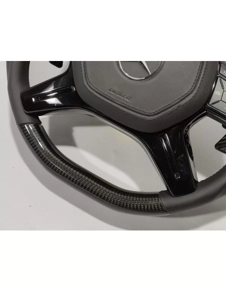  - Steering Wheels - 梅赛德斯-奔驰 ML W166 GL GLS GLE W292 G W463 W212 E 碳皮方向盘 - 4 - 为您的梅赛德斯-奔驰升级这款优质碳纤维真皮方向盘，专为 ML、GL、GLS、GLE、G W463 