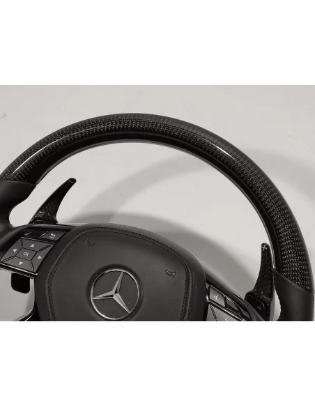  - Volant - Mercedes-Benz ML W166 GL GLS GLE W292 G W463 W212 E Volant en cuir carbone - 5 - Améliorez votre Mercedes-Benz avec 