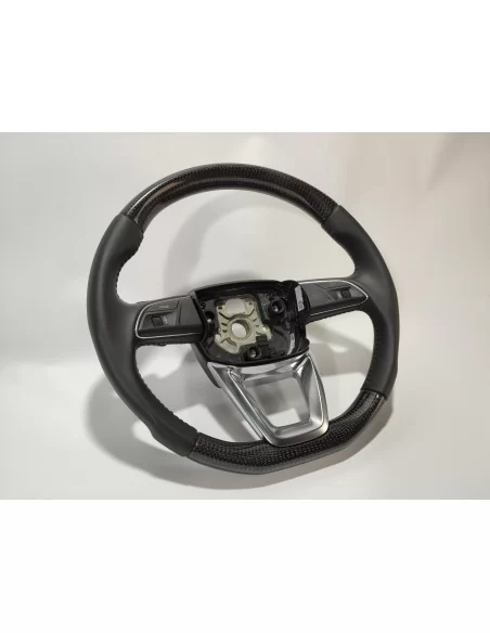  - Steering Wheels - 奥迪 Q7 Q5 B9 碳纤维真皮方向盘 - 3 - 从 Tuneverse 购买奥迪 Q7 Q5 B9 碳纤维真皮方向盘！以高品质提升您的驾驶体验。立即订购！✈️⚡️