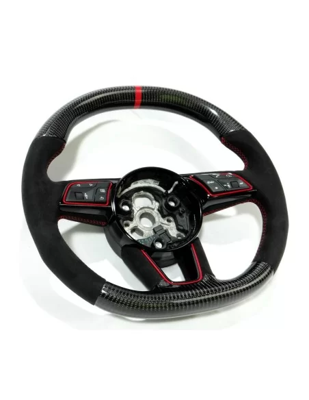  - Steering Wheels - 奥迪 RS4 RS5 RS3 S3 S4 S5 A5 A4 碳阿尔坎塔拉方向盘 - 4 - 从 Tuneverse 购买奥迪 RS4 RS5 RS3 S3 S4 S5 A5 A4 方向盘 Carbon Alcant