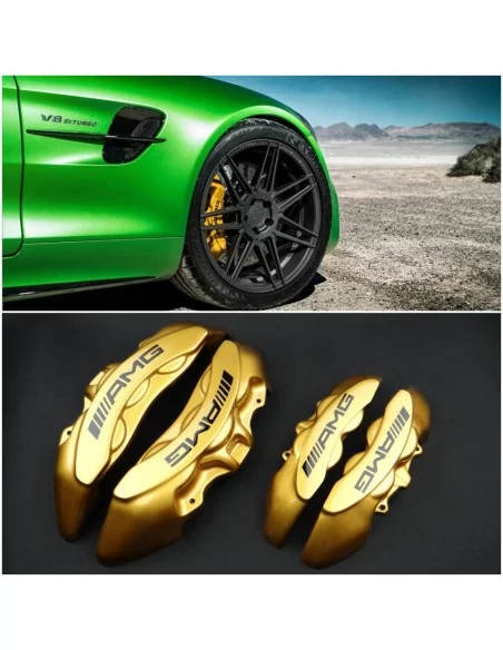  - Mercedes-Benz - Mercedes AMG caliper covers carbon yellow - 1 - Buy Mercedes AMG Caliper Covers Carbon Yellow at Tuneverse! ✈