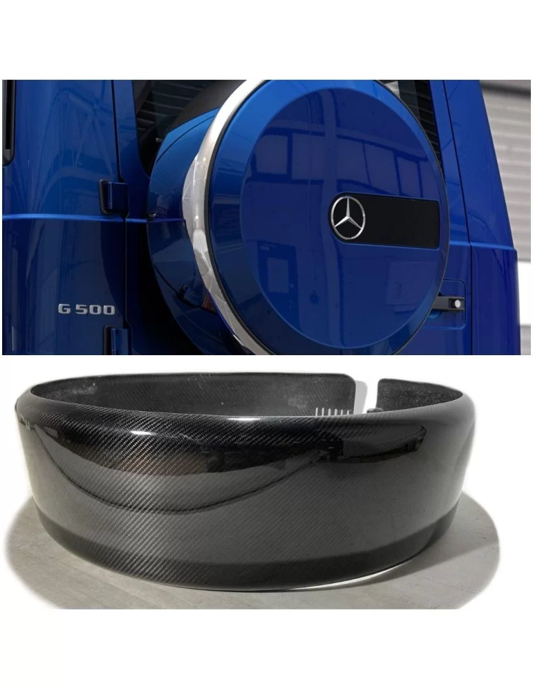  - Mercedes-Benz - Carbon fiber rear wheel spare ring cover for Mercedes-Benz W463A W464 G-Class - 1 - Buy Carbon Fiber Rear Whe