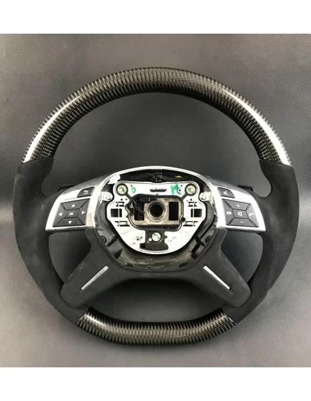  - Steering Wheels - Mercedes-Benz ML W166 GL GLS GLE G W463 W212 E Steering Wheel Carbon Alcantara - 1 - Buy Mercedes-Benz ML W