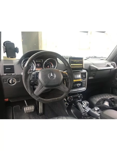  - Steering Wheels - Mercedes-Benz ML W166 GL GLS GLE G W463 W212 E Steering Wheel Carbon Alcantara - 3 - Buy Mercedes-Benz ML W