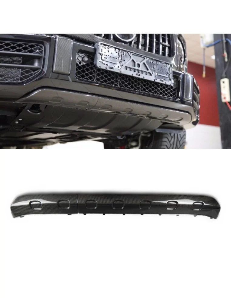  - Mercedes-Benz - Carbon fiber front Lip spoiler diffuser AMG for Mercedes-Benz G-class w463a - 1 - Elevate your Mercedes-Benz 