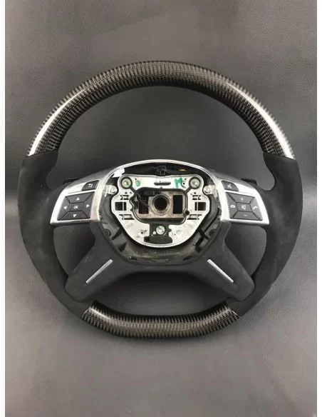  - Steering Wheels - Mercedes-Benz ML W166 GL GLS GLE G W463 W212 E Steering Wheel Carbon Alcantara - 4 - Buy Mercedes-Benz ML W