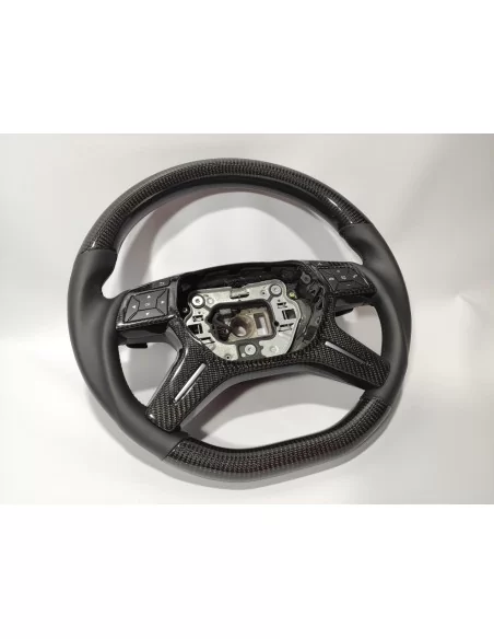  - Steering Wheels - Mercedes-Benz ML W166 GL GLS GLE W292 G W463 W212 E Steering Wheel Carbon Leather - 3 - Upgrade your Merced