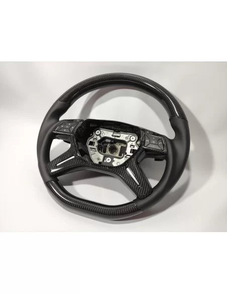  - Steering Wheels - Mercedes-Benz ML W166 GL GLS GLE W292 G W463 W212 E Steering Wheel Carbon Leather - 4 - Upgrade your Merced