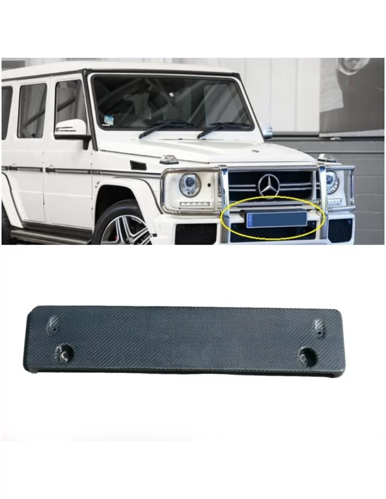  - Mercedes Benz - Ramka tablicy rejestracyjnej z włókna węglowego dla Mercedes-Benz G-Wagon W463 - 1 - Ulepsz swój Mercedes-Ben