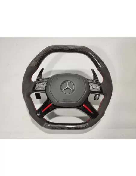  - Steering Wheels - Mercedes-Benz ML W166 GL GLS GLE W292 G W463 W212 E Кермо Carbon Alcantara - 1 - Купуйте кермо Mercedes-Ben