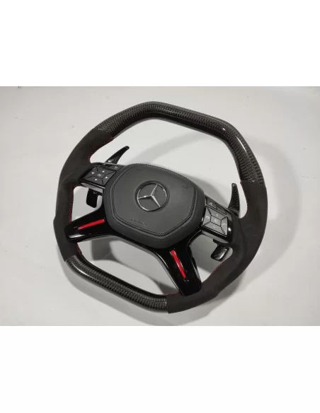  - Steering Wheels - 梅赛德斯-奔驰 ML W166 GL GLS GLE W292 G W463 W212 E 碳阿尔坎塔拉方向盘 - 2 - 从 Tuneverse 购买梅赛德斯-奔驰 ML W166 GL GLS GLE W292