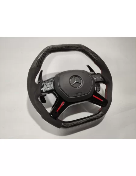  - Steering Wheels - 梅赛德斯-奔驰 ML W166 GL GLS GLE W292 G W463 W212 E 碳阿尔坎塔拉方向盘 - 3 - 从 Tuneverse 购买梅赛德斯-奔驰 ML W166 GL GLS GLE W292