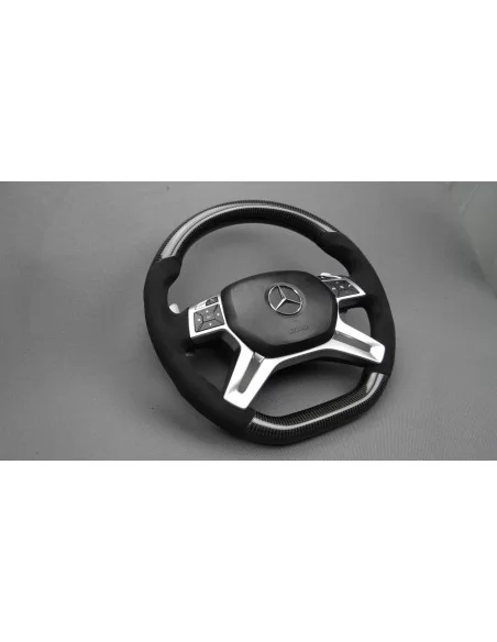  - Steering Wheels - Mercedes-Benz ML W166 GL GLS GLE G W463 W212 E Steering Wheel Carbon Alcantara - 3 - Buy Mercedes-Benz ML W