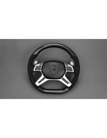  - Steering Wheels - Mercedes-Benz ML W166 GL GLS GLE G W463 W212 E Steering Wheel Carbon Alcantara - 4 - Buy Mercedes-Benz ML W