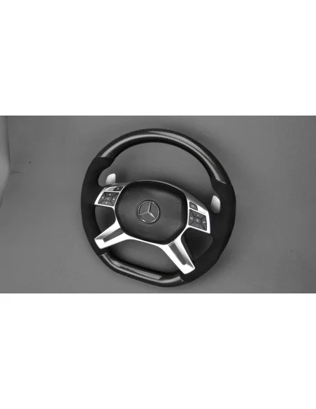  - Steering Wheels - Mercedes-Benz ML W166 GL GLS GLE G W463 W212 E Steering Wheel Carbon Alcantara - 5 - Buy Mercedes-Benz ML W