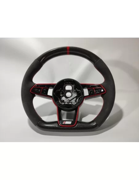  - Steering Wheels - Audi TT RS R8 Steering Wheel Carbon Alcantara - 1 - Buy Audi TT RS R8 Steering Wheel Carbon Alcantara from 