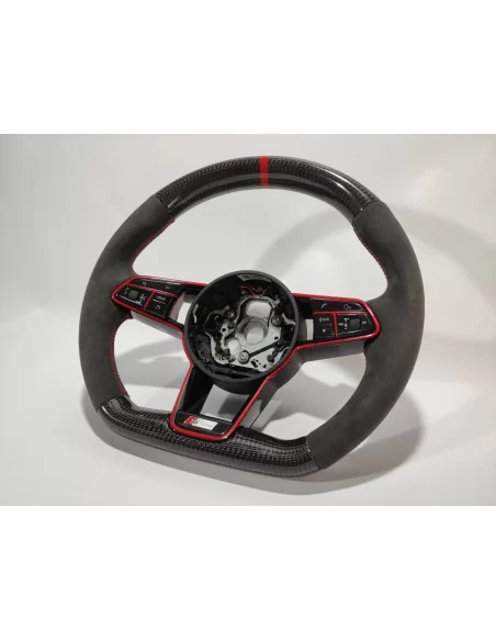  - Steering Wheels - 奥迪 TT RS R8 碳阿尔坎塔拉方向盘 - 3 - 从 Tuneverse 购买奥迪 TT RS R8 碳阿尔坎塔拉方向盘！使用优质材料提升您的驾驶体验！⚡️✔️