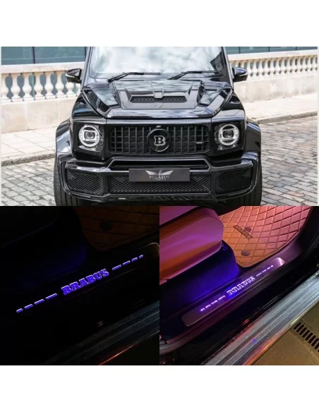  - Mercedes Benz - Podświetlane listwy progowe LED Brabus ze stali nierdzewnej dla Mercedes-Benz G W463A W464 - 1 - Ulepsz swój 