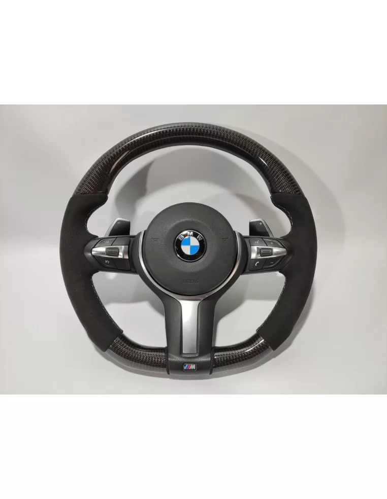  - Volant - BMW F30 F15 F16 Volant Carbone Alcantara - 1 - Achetez le volant BMW F30 F15 F16 en carbone Alcantara chez Tuneverse