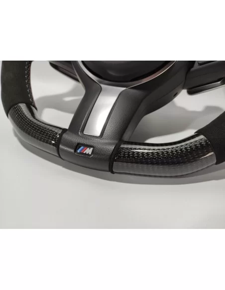  - Steering Wheels - 宝马 F30 F15 F16 碳阿尔坎塔拉方向盘 - 4 - 从 Tuneverse 购买宝马 F30 F15 F16 碳阿尔坎塔拉方向盘！今天就为您的宝马体验更强的抓地力和时尚感！❗️⚡️