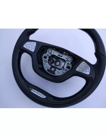  - Steering Wheels - Kierownica z włókna węglowego Maybach dla Mercedes-Benz Maybach S-Class W222 - 7 - Podnieś swoje wrażenia z