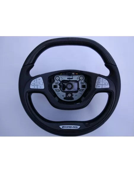  - Steering Wheels - Carbon fiber AMG steering wheel for Mercedes-Benz S-Class W222 - 2 - Upgrade your Mercedes-Benz S-Class W22