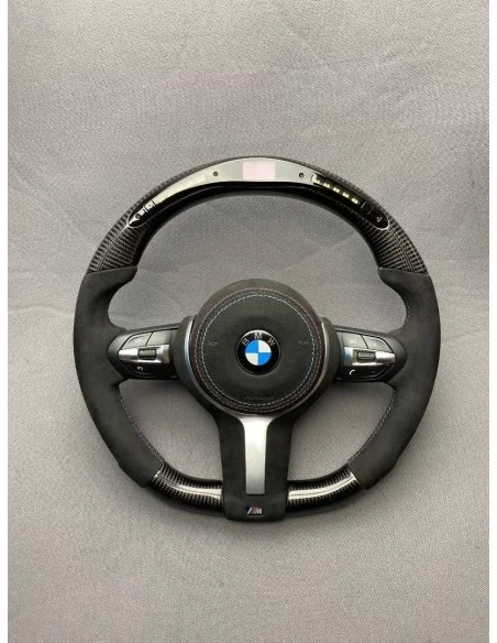  - Steering Wheels - BMW F30 F15 F16 F31 Рульове колесо з карбонової алькантари - 1 - Оновіть свій BMW за допомогою карбонової а