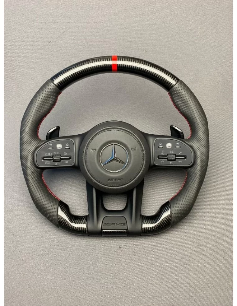  - Steering Wheels - Carbon fiber AMG steering Wheel for Mercedes-Benz G-Wagon W463A W213 W177 C217 W222 V167 - 1 - Enhance your