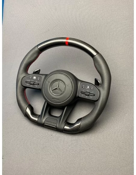  - Steering Wheels - 碳纤维 AMG 方向盘，适用于梅赛德斯-奔驰 G 型旅行车 W463A W213 W177 C217 W222 V167 - 7 - 为您的梅赛德斯-奔驰G-Wagon W463A配备碳纤维AMG方向盘，让您在每次