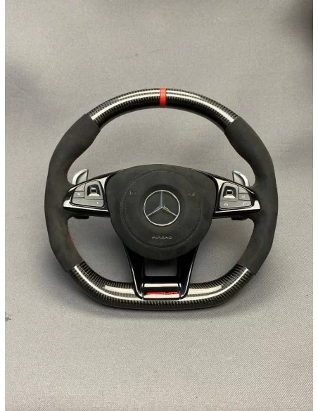  - Steering Wheels - 用于梅赛德斯-奔驰 E 级 C 级 W205 W213 的碳纤维 AMG 方向盘 - 1 - 为您的梅赛德斯-奔驰 E 级或 C 级 W205 W213 升级碳纤维 AMG 方向盘，带来动感优雅的驾驶体验！✉️✏️