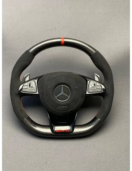  - Steering Wheels - Carbon fiber AMG Steering Wheel for Mercedes-Benz E-Class C-Class W205 W213 - 2 - Upgrade your Mercedes-Ben