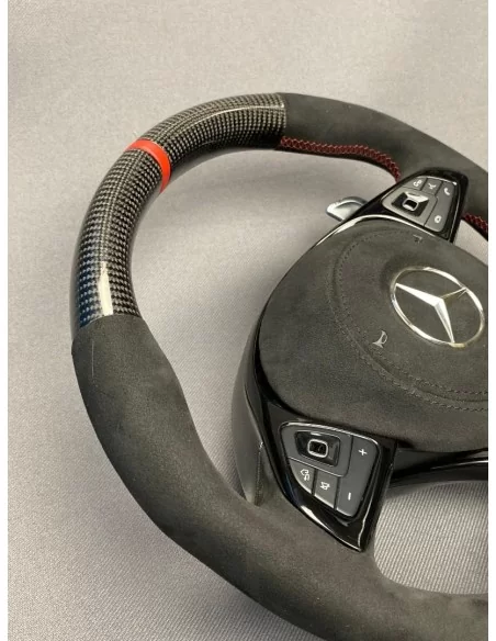  - Steering Wheels - 用于梅赛德斯-奔驰 E 级 C 级 W205 W213 的碳纤维 AMG 方向盘 - 7 - 为您的梅赛德斯-奔驰 E 级或 C 级 W205 W213 升级碳纤维 AMG 方向盘，带来动感优雅的驾驶体验！✉️✏️