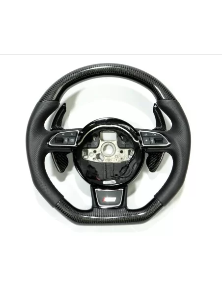  - Steering Wheels - Audi A4 S4 A5 S5 Q5 SQ5 Q7 RS5 RS6 Steering Wheel Carbon Leather - 1 - Buy Audi A4 S4 A5 S5 Q5 SQ5 Q7 RS5 R