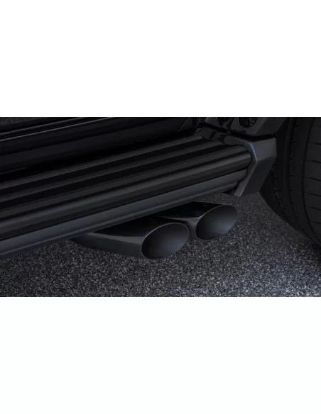  - Mercedes Benz - Acero inoxidable Brabus tubos de escape consejos negro para Mercedes-Benz Clase G W463A W464 - 2 - Actualice 