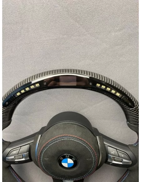  - Steering Wheels - 宝马 F30 F15 F16 F31 碳阿尔坎塔拉方向盘 - 8 - 使用 F30 F15 F16 F31 碳阿尔坎塔拉方向盘升级您的宝马汽车！体验无与伦比的品质和舒适驾驶！✅♨️