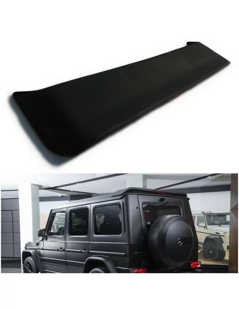  - Mercedes Benz - Fiberglas Dachheckspoiler mit Bremsleuchte für Mercedes-Benz W463 G-Klasse - 1 - Dachheckspoiler aus Glasfase