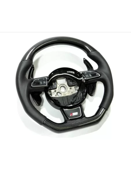  - Steering Wheels - Audi A4 S4 A5 S5 Q5 SQ5 Q7 RS5 RS6 Steering Wheel Carbon Leather - 2 - Buy Audi A4 S4 A5 S5 Q5 SQ5 Q7 RS5 R