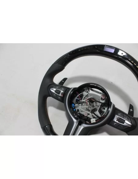  - Steering Wheels - 宝马 F80 F81 F82 F83 F85 F86 M3 M4 M2 X5m X6m 带 LED 面板的碳纤维真皮方向盘 - 7 - 在 Tuneverse 选购宝马 F80 F81 F82 F83 F85 F8