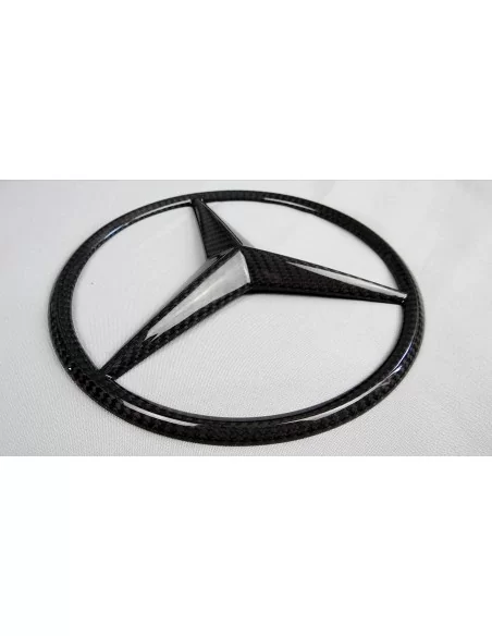  - logo & Emblems - Parrilla delantera de fibra de carbono emblemas estrella insignia para Mercedes-Benz W463a W464 Clase G G-Wa