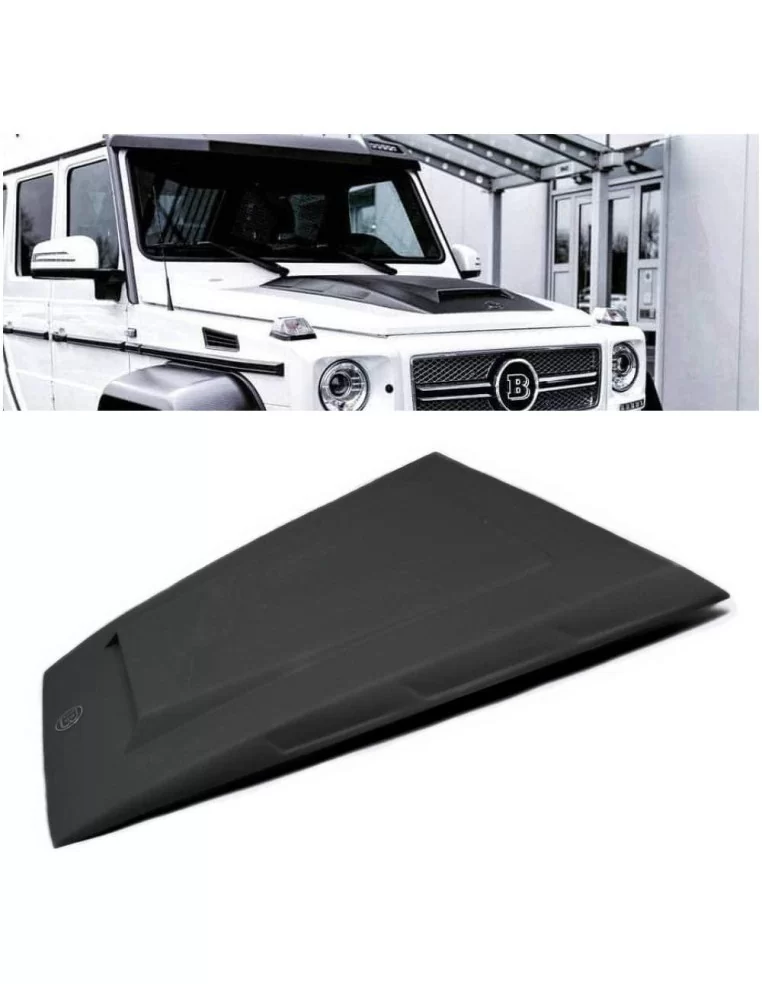  - Mercedes-Benz - Fiberglass Brabus hood scoop for Mercedes-Benz W463 G-Wagon G-Class G63 G55 G500 - 1 - Buy fiberglass Brabus 